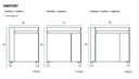 Muebles Schneider - Linea: Aqua - VANITORY 60 AQUA Color: CARVALHO - V60AQC