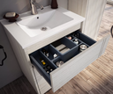 Muebles Schneider - Linea: Nature - VANITORY 60 NATURE Color: BLANCO TEXTURADO - V60NATXB