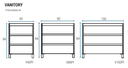 Muebles Schneider - Linea: Nature - VANITORY 80 PIANO Color: CAJU - V80PIC