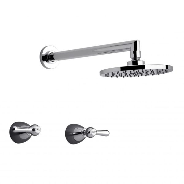 FV - Margot Lever – Juego para ducha - Dos y tres llaves - Cromo - Ceram.