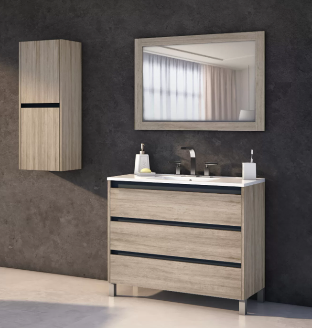 Muebles Schneider - Linea: Nature - VANITORY 80 PIANO Color: CAJU - V80PIC