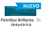 EB-830EB-PLB - Esmaltado Liso Biselado - 8.5x30 - Petroleo - Brillante - Colores Solidos