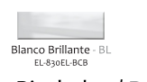 [EL-830EL-BCB] EL-830EL-BCB - Esmaltado Liso - 8.5x30 - Blanco - Brillante - Colores Solidos